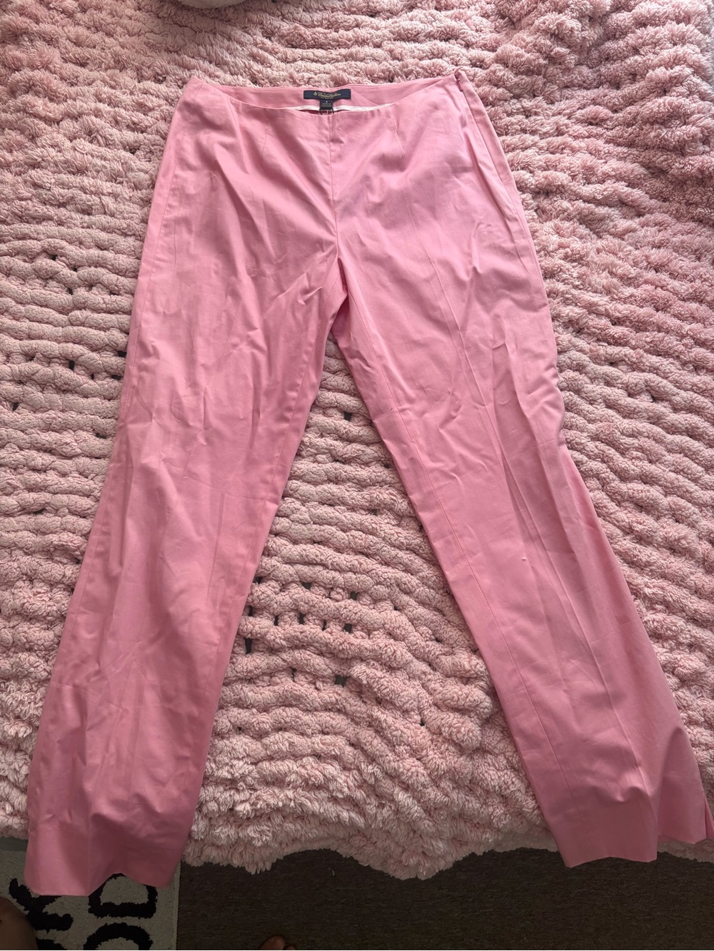 NWT Pink Straight-Leg Dress Pants